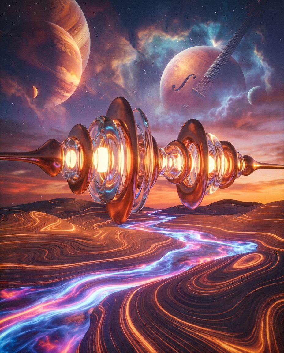 Surreale Landschaften AI Set 2